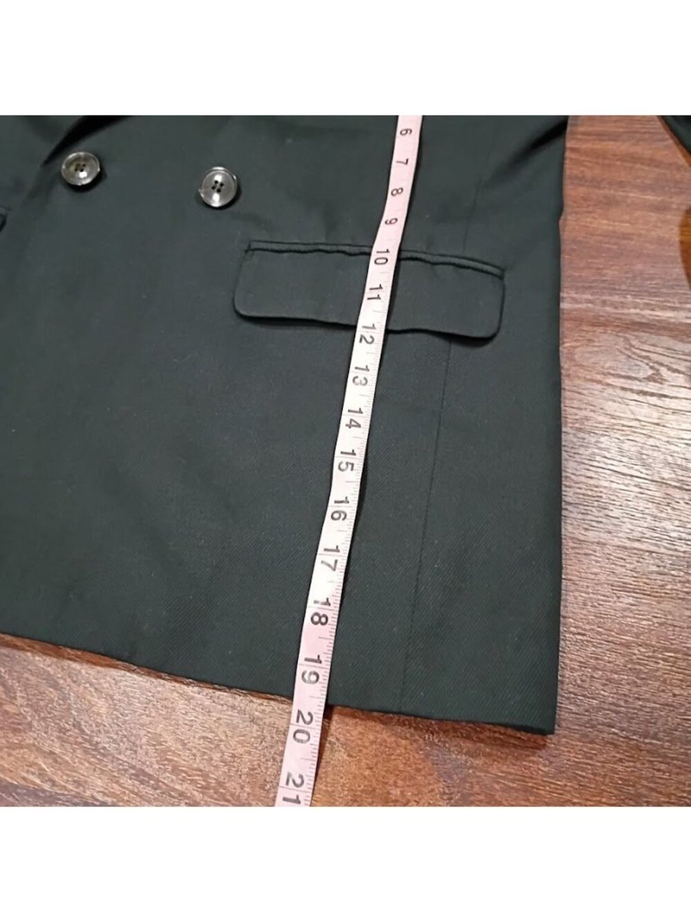 Madewell Black Double-Breasted Womens Blazer Size M Casual Chic - Picture 9 of 16
